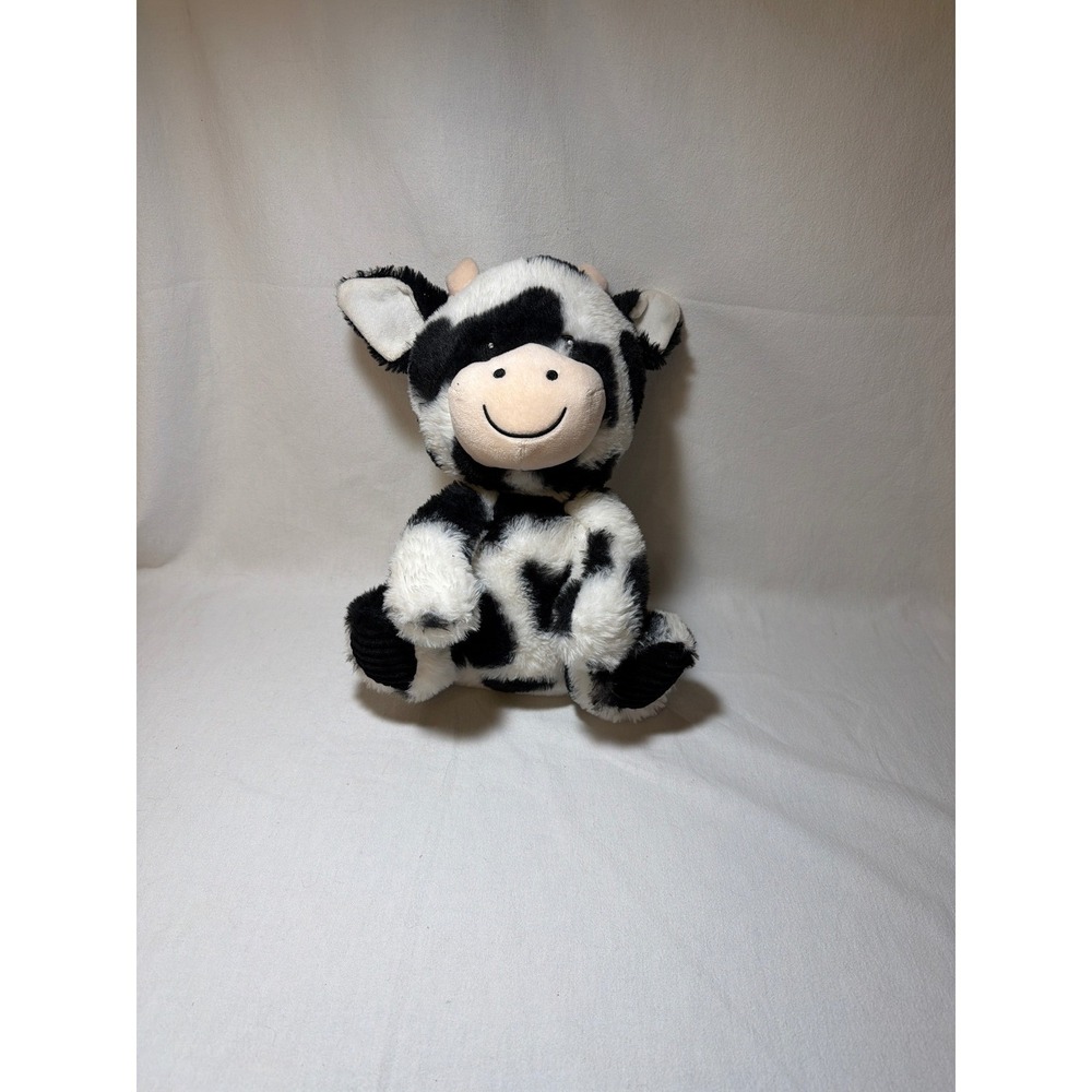 Spark Create Imagine Cow Plush Black White Spotted Stuffed Animal Toy 8351392